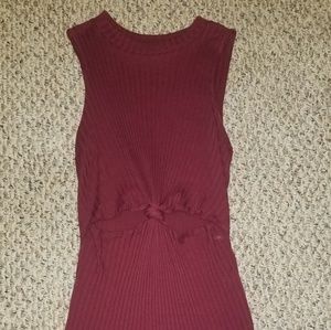 Maroon dress